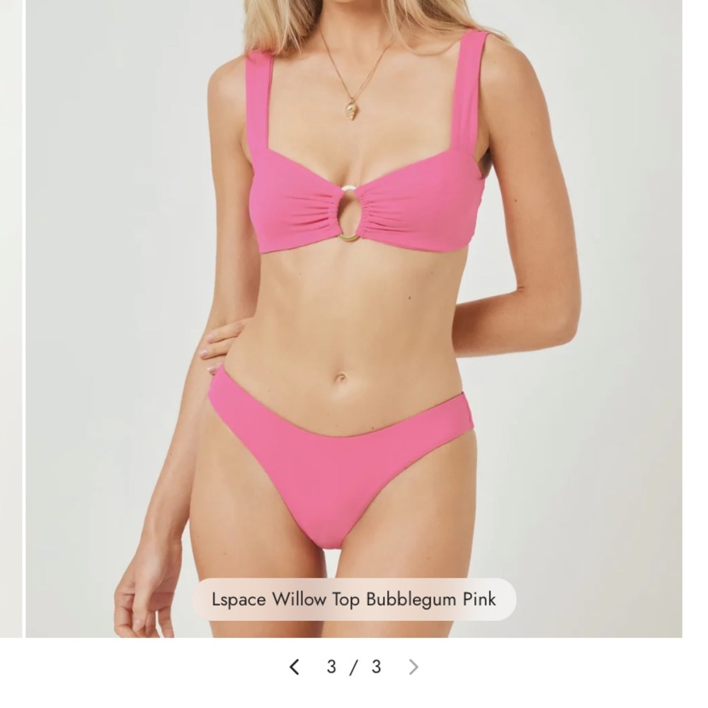 NWT!! L*Space Bubblegum Pink Willow Top